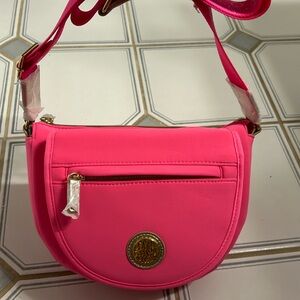 Hot pink lily purse